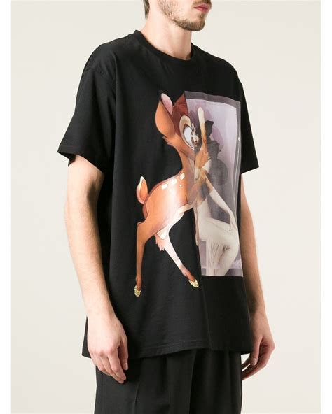 Givenchy Paris Disney Bambi Unisex Black T